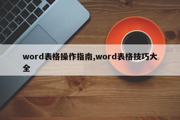 word表格操作指南,word表格技巧大全